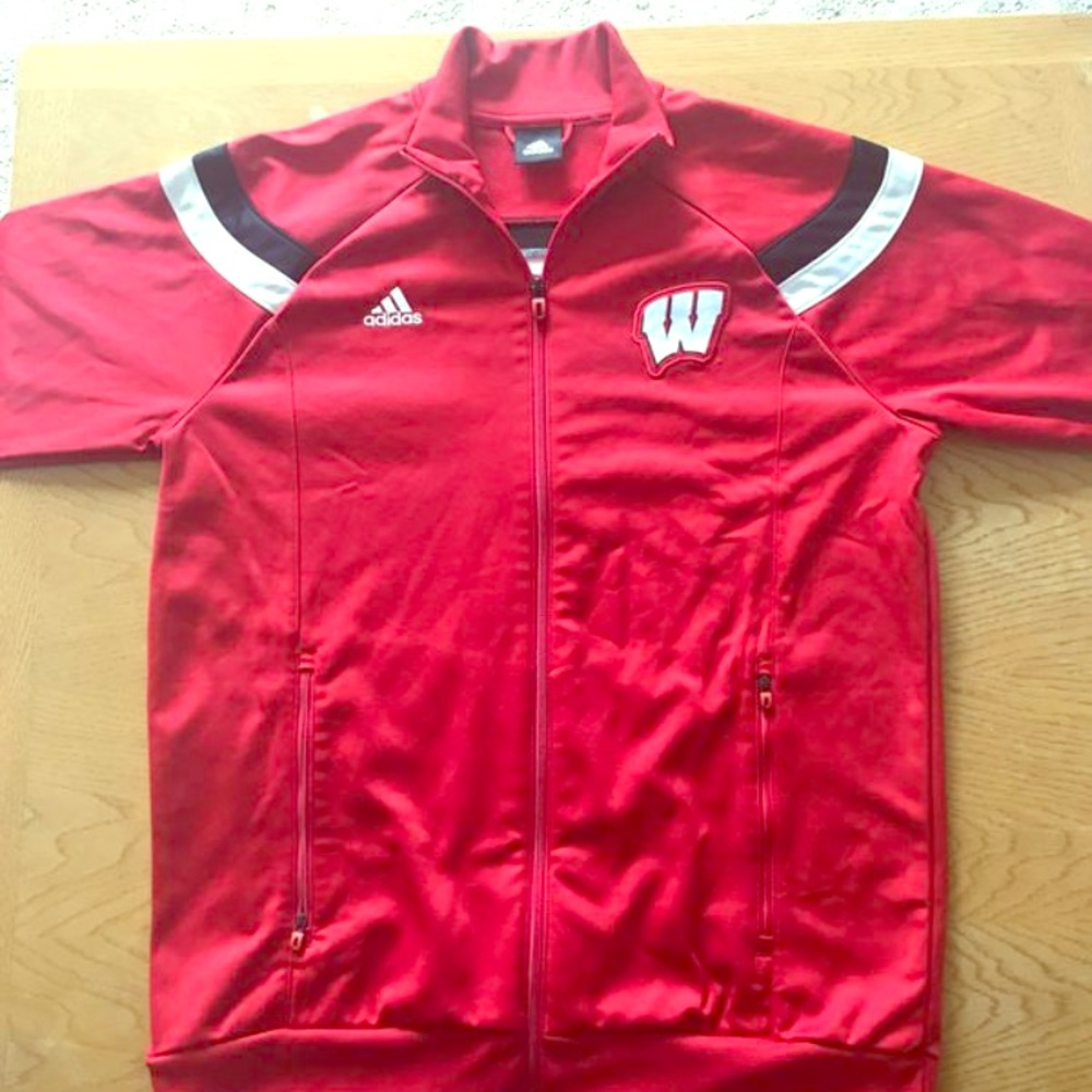 Badgers Adidas Mens Zip-up (XL)